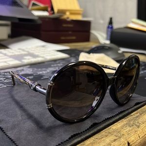 Lanvin Women’s Glasses w/tortoise ear piece and diamond hinge piece